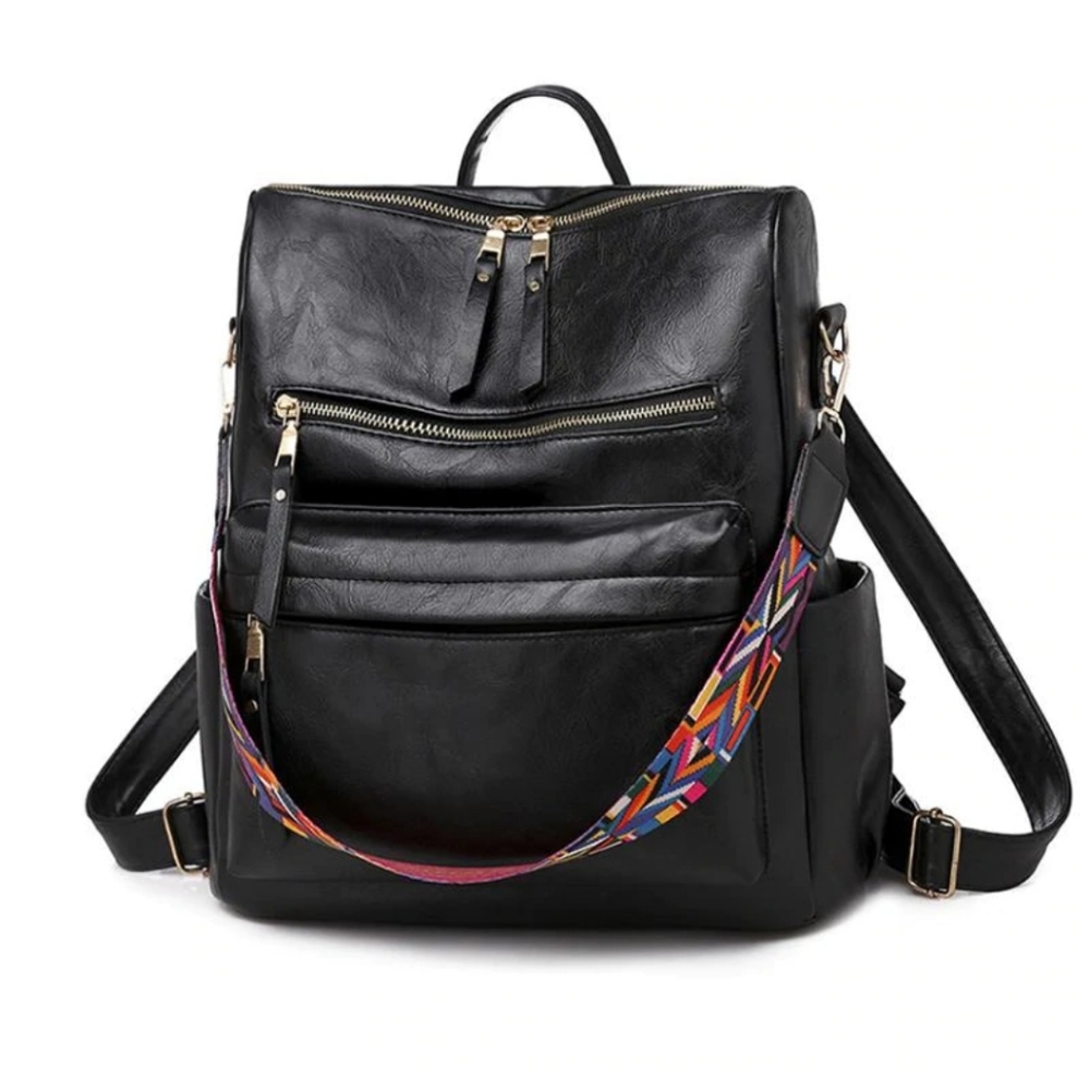 REALER BLACK BACKPACK